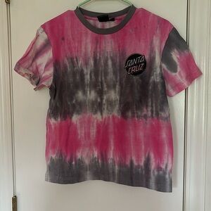 Girls tie dye Santa Cruz T-shirt